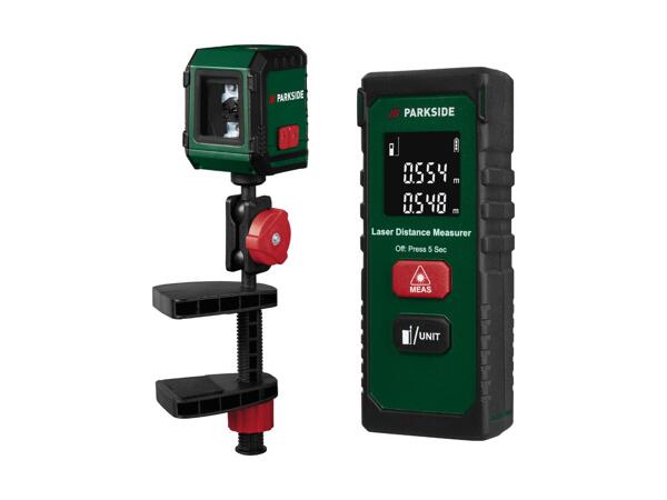 PARKSIDE(R) Krydslinjelaser/​Laserafstandsmåler