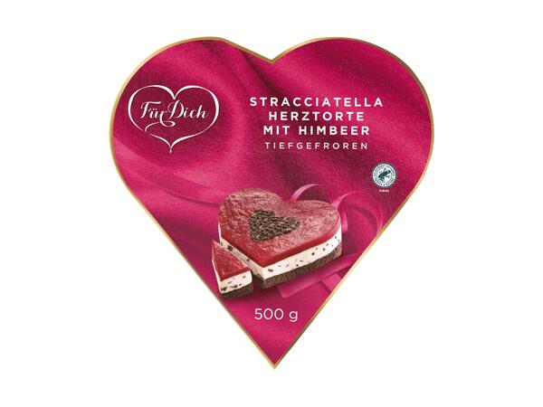 Stracciatella Herztorte