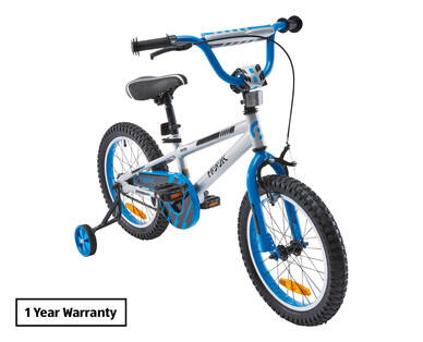 16" BMX Bike - Silver/Blue