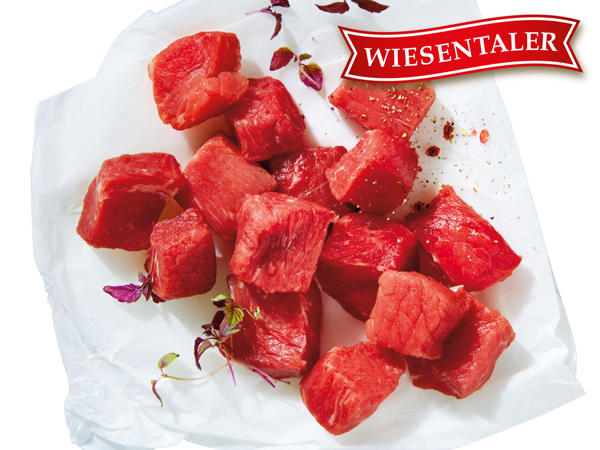 WIESENTALER Frisches österreichisches Rindsgulaschfleisch