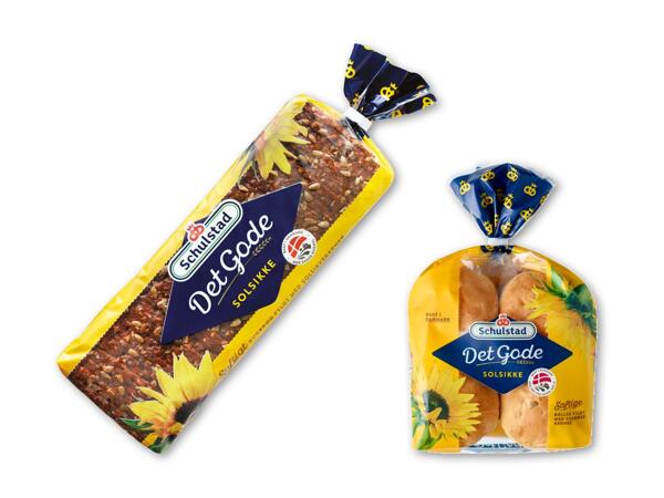 SCHULSTAD Det Gode solsikkerugbrød eller -boller