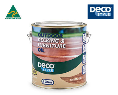 Outdoor Decking & Furniture Oil 4L