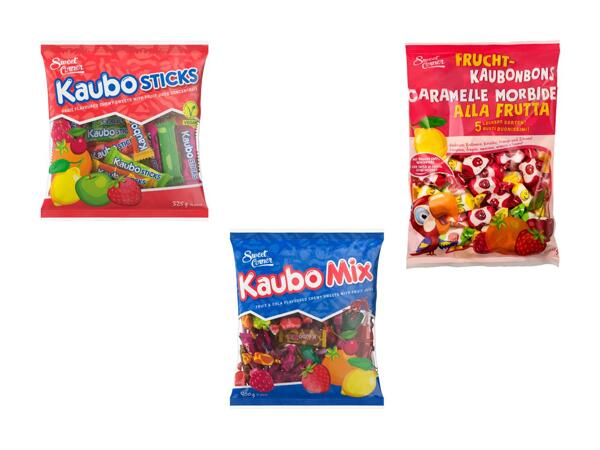 Bonbons tendres aux fruits