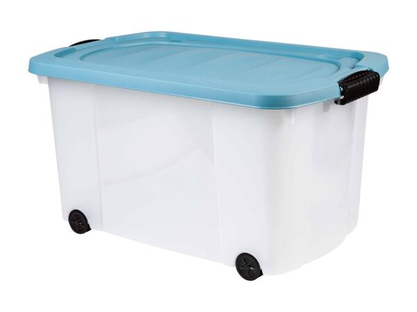 Boîte de rangement à roulettes