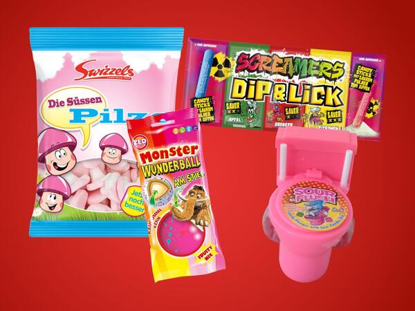 Squashies süße Pilze oder Retro Süßigkeiten