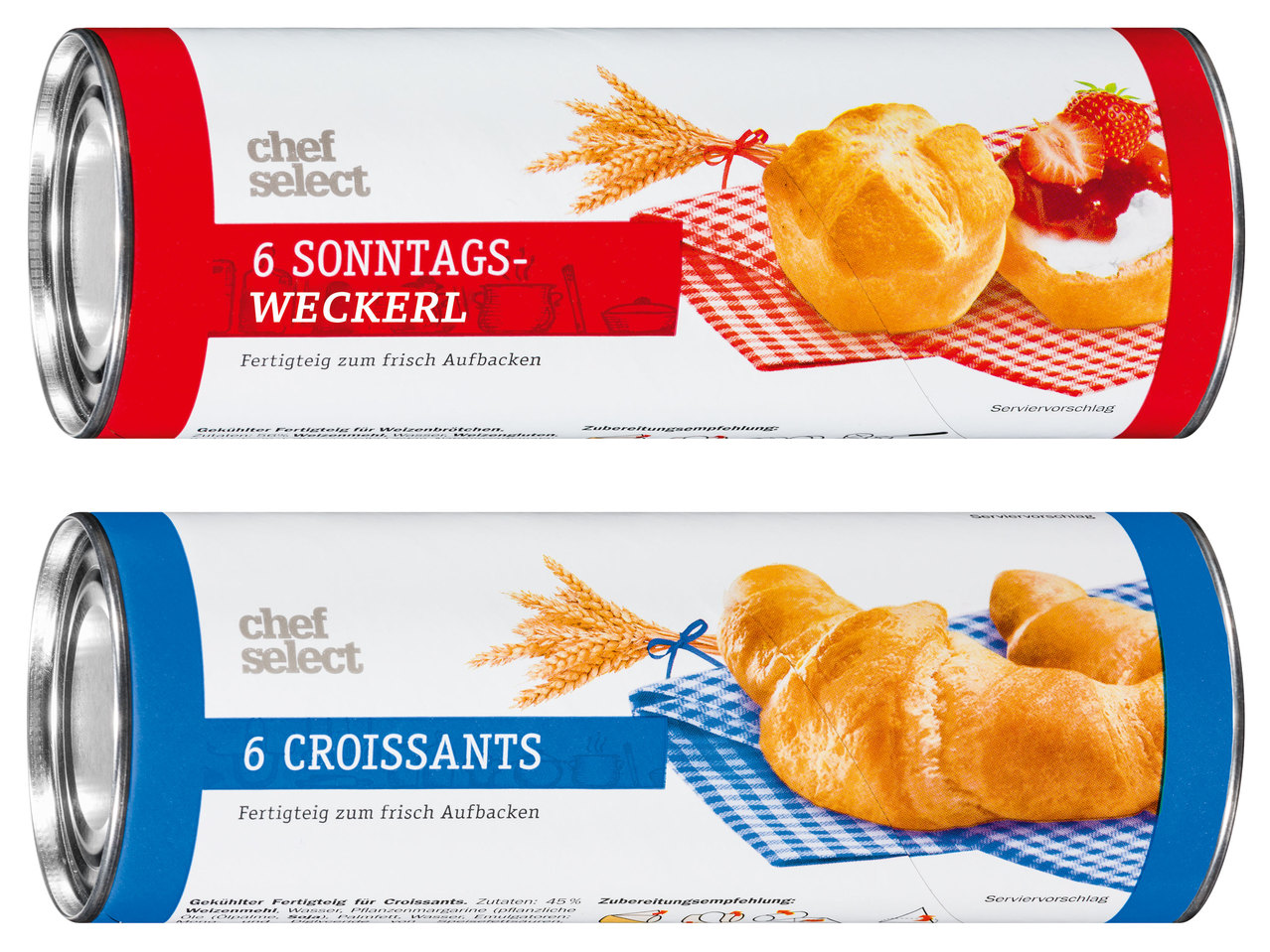 CHEF SELECT Croissants oder Sonntagsweckerl