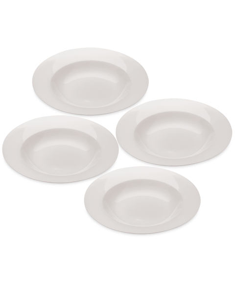 White Pasta Bowl 4-Pack