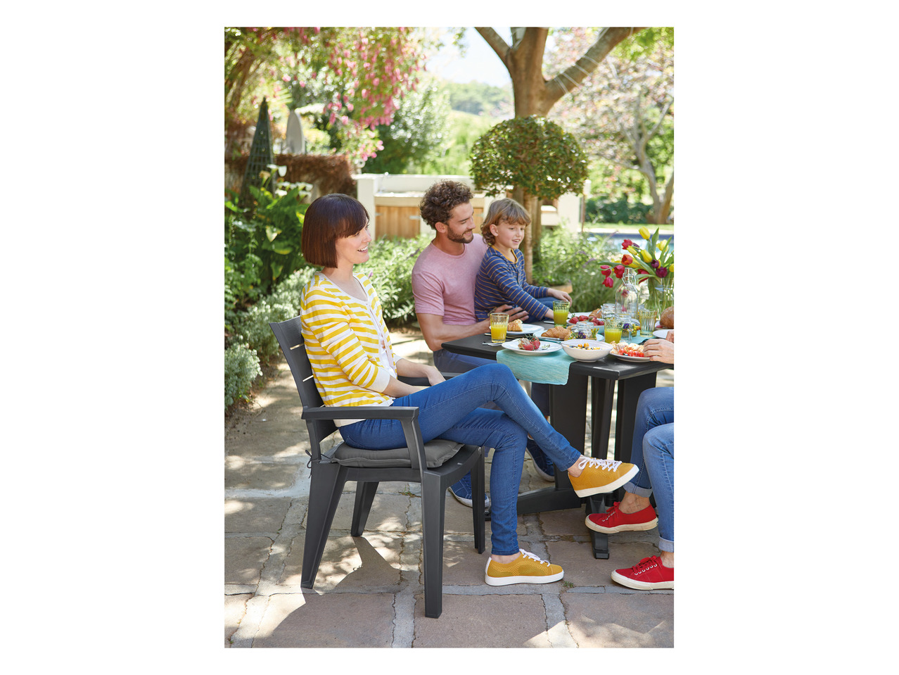 Florabest Stacking Garden Chair1