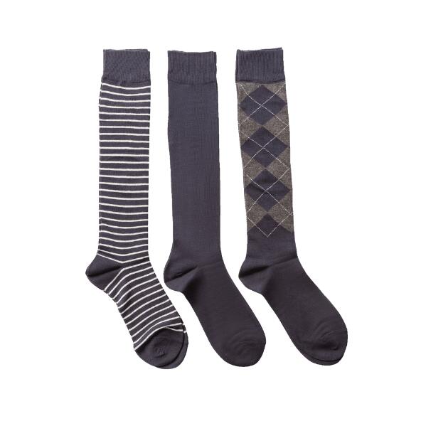 UP2Fashion(R) 				Mi-bas pour femmes, 3 paires