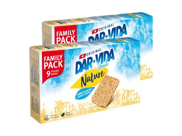 Crackers nature DAR-VIDA, pack familial, pack de 2 (valable uniquement en Suisse alémanique et en Suisse romande)