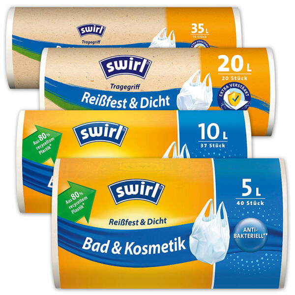 Müllbeutel mit Tragegriff