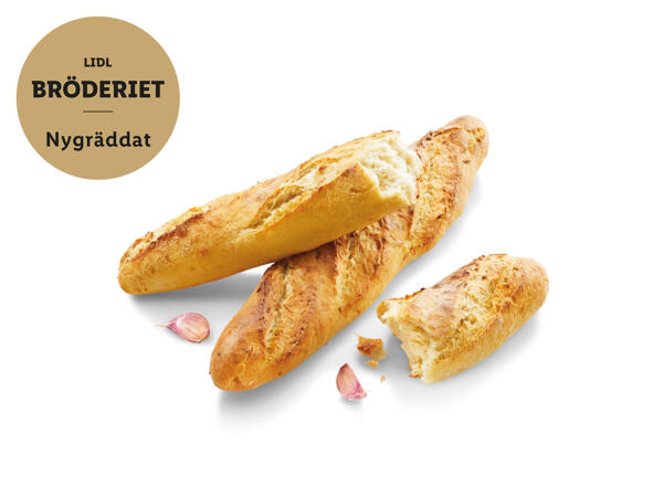 Baguette med vitlökssmör
