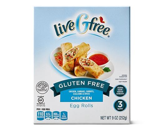 liveGfree 
 Gluten Free Egg Rolls Chicken or Vegetable