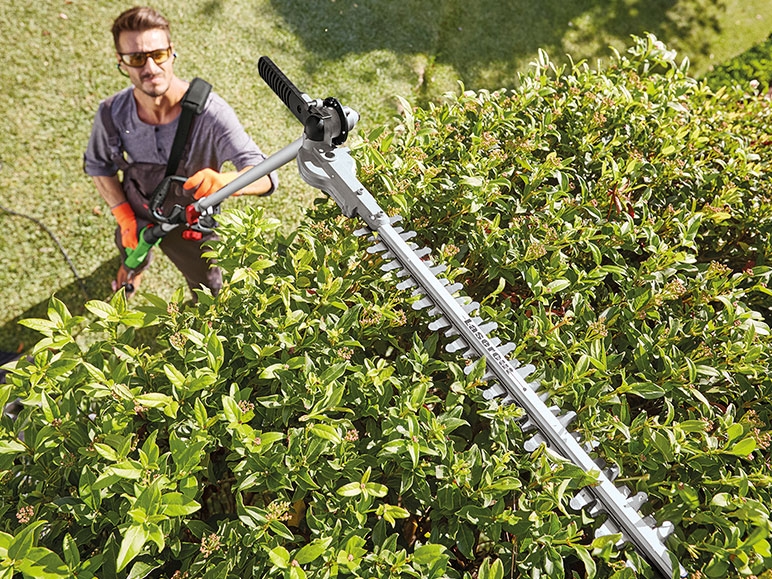 FLORABEST 2-in-1 Electric Long-Reach Hedge Trimmer