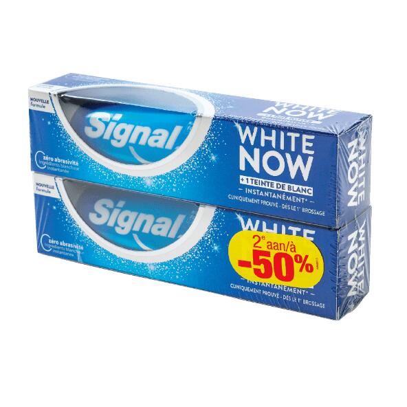 Tandpasta Signal White Now, 2 st.