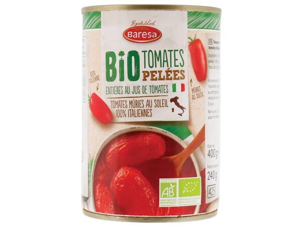 Tomates entières pelées Bio