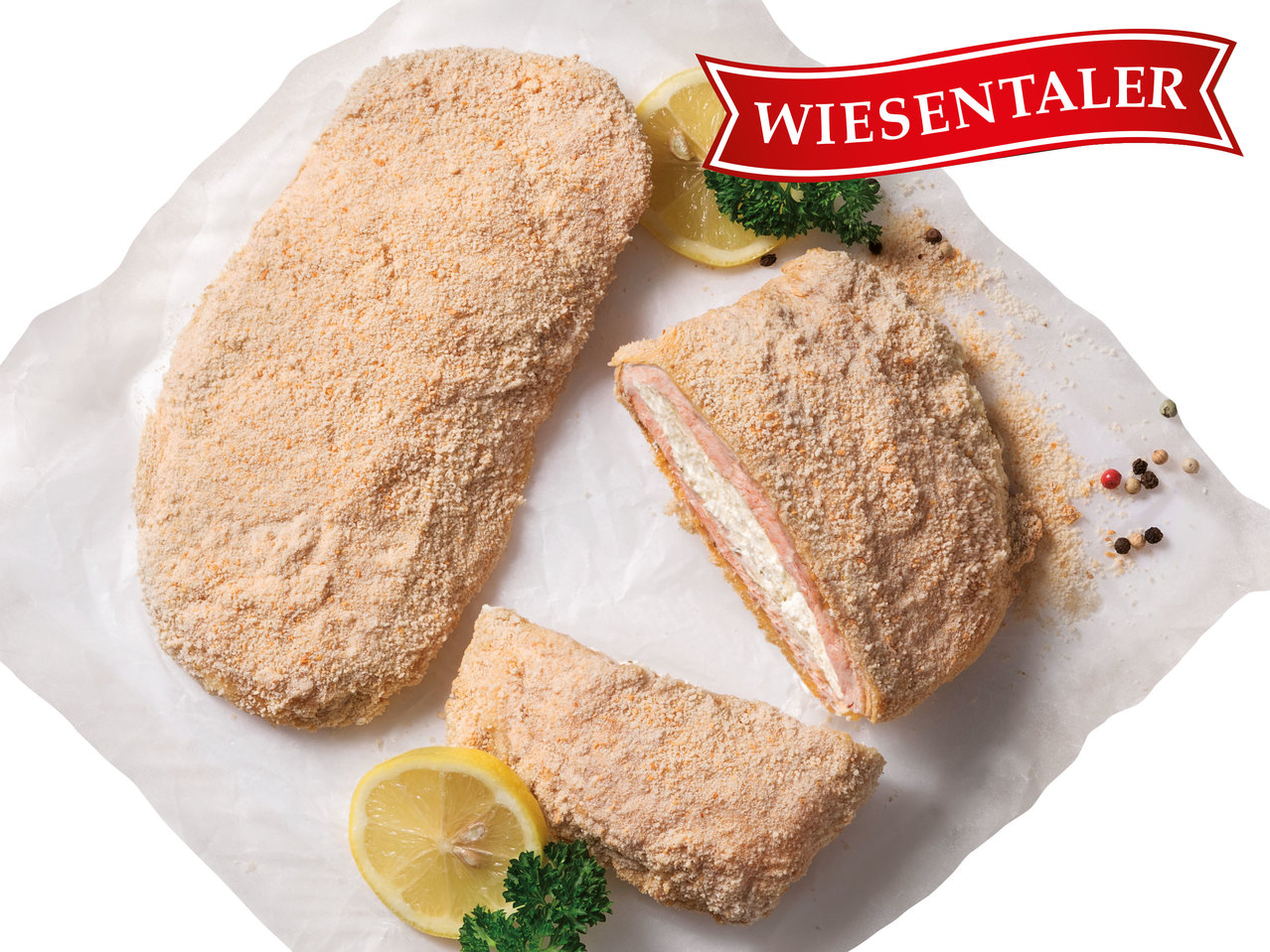 WIESENTALER Frische österreichische Schnitzeltaschen oder Wiener Schnitzel paniert