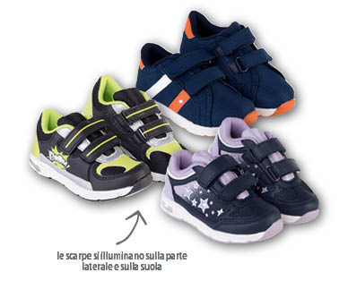 Scarpe lampeggianti per bambini piccoli IMPIDIMPI