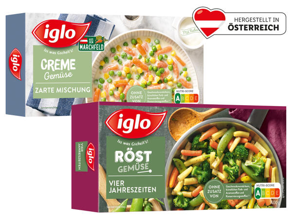Iglo Röstgemüse oder Cremegemüse