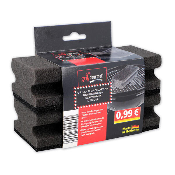 Grill- & Backofenreinigungsschwamm 2er