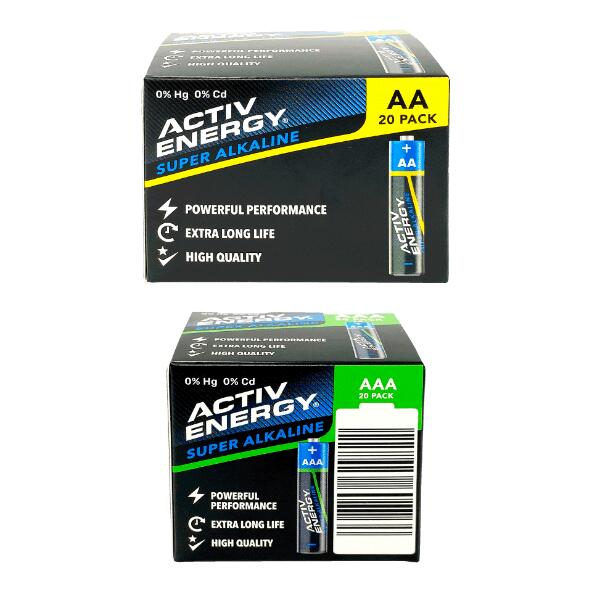 ACTIV ENERGY(R) 				Alkali-Batterien, 20 St.