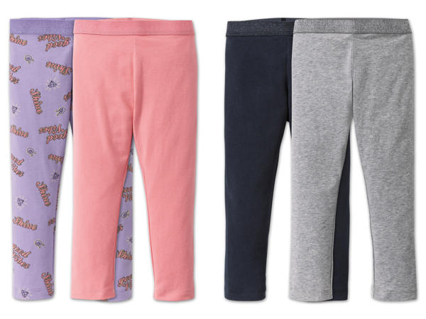 LUPILU(R) Mädchen Leggings, 2 Stück