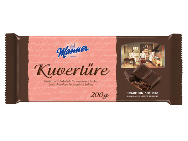 Manner Kuvertüre Zartbitter