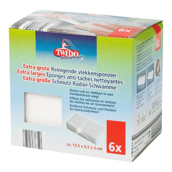 TWIDO HOUSEHOLD(R) 				Fleckenschwämme, 6 St.