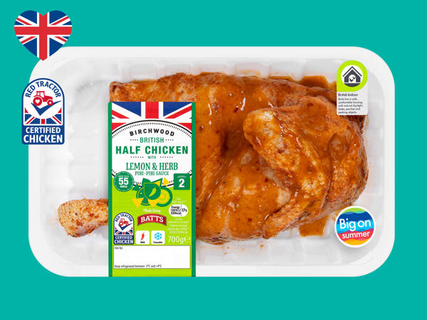 Birchwood British Half Chicken with Piri Piri Sauce