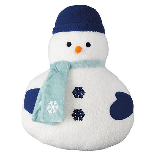 Holiday Snowman Shaped Pillow