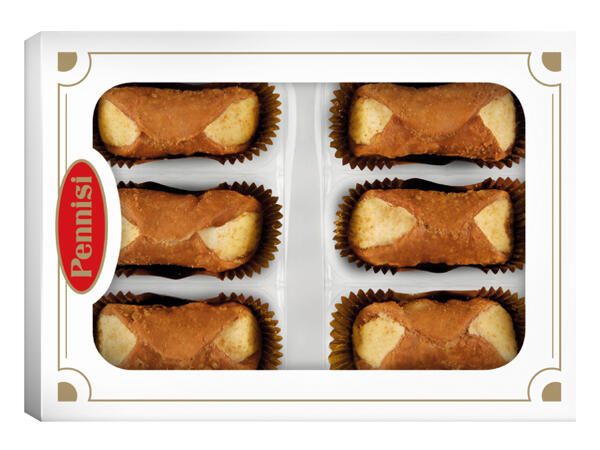Cannoli mit Vanillecremefüllung