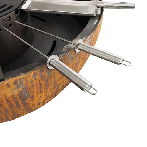 MR GRILL Feuerschale mit Grillring 80cm Zubehör