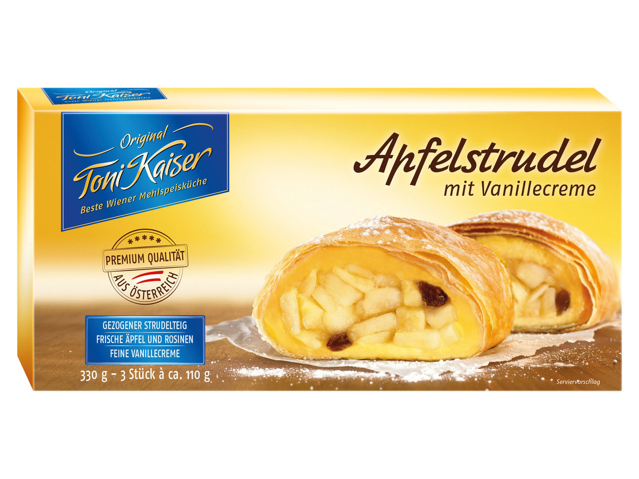 TONI KAISER Apfel- oder Topfenstrudel
