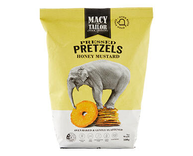 Macy & Tailor Honey Mustard Pressed Pretzels 180g