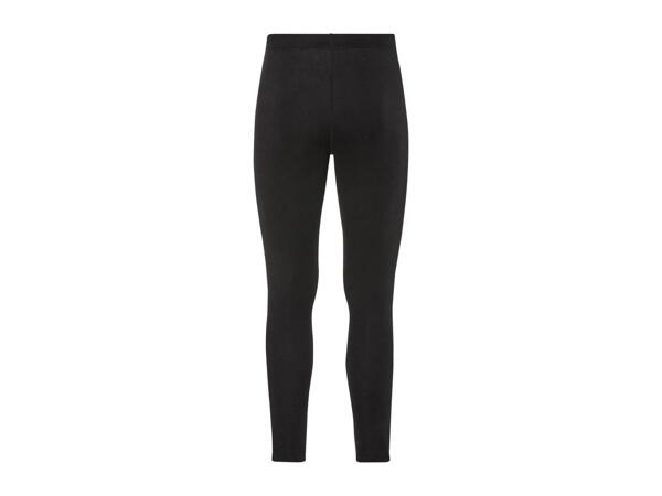 Livergy Men's Thermal Base Layer Leggings - Black