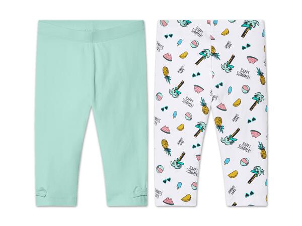 Kleinkinder Caprileggings, 2 Stück