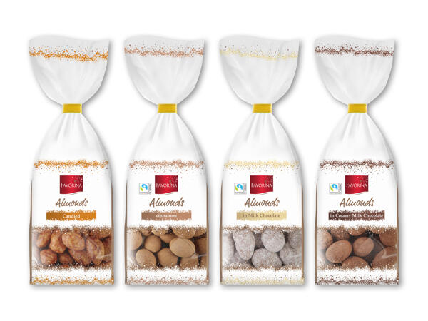 Chokoladeovertrukne mandler