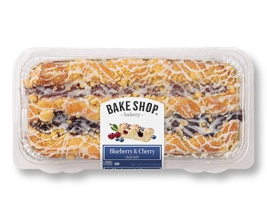 Bake Shop Cherry and Blueberry Strip Danish