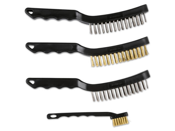 Drahtbürsten-Set, 4-teilig