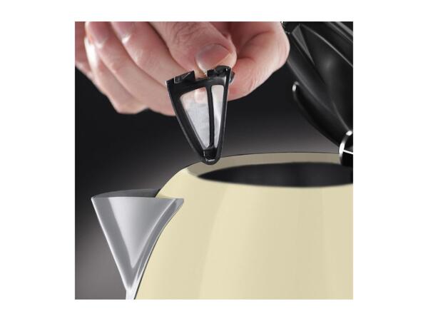 Russell Hobbs 1.7L Stainless Steel Kettle - Cream