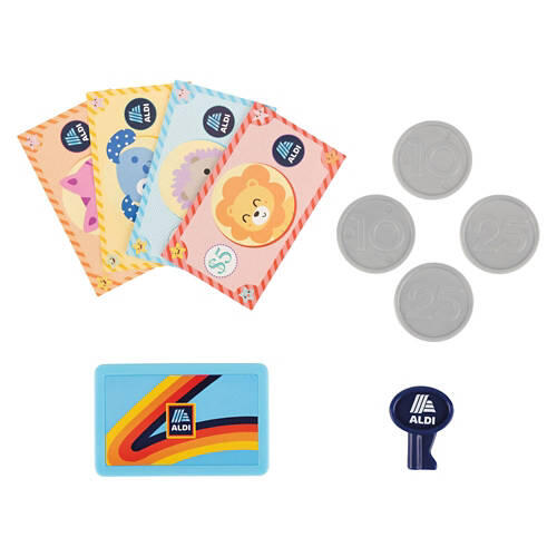 Kids ALDI Themed Cash Register Toy, 11 piece set