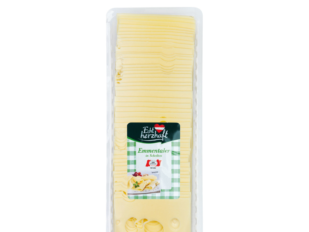 ECHT HERZHAFT Emmentaler in Scheiben