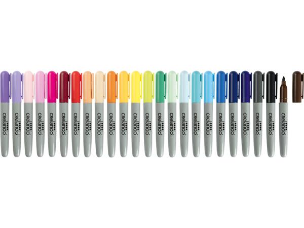 Permanent Markers, 24 pieces or Acrylic Paints, 5 or 6 pieces