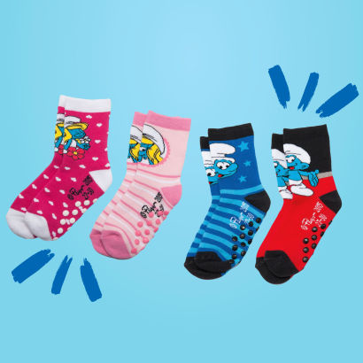 Chaussettes pour enfants "Schtroumpfs", 2 paires