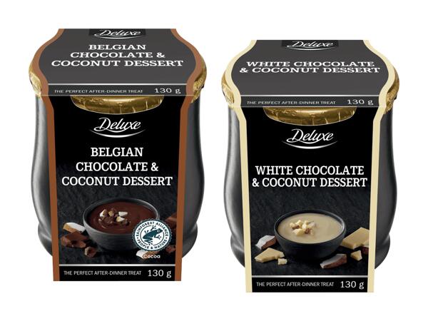Crème au chocolat à la noix de coco