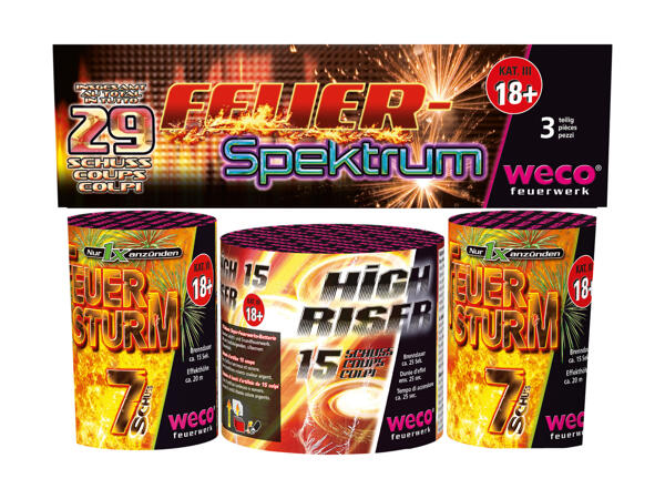 Spectre de feu, 3 pièces
