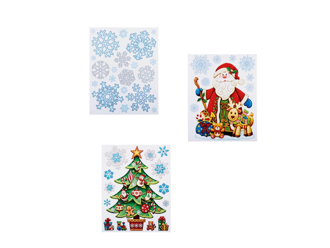 MELINERA Christmas Window Decorations