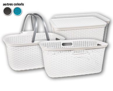 Corbeilles aspect tressé EASY HOME(R)