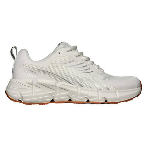 Ladies Memory Foam Athletic Shoes - White, 9