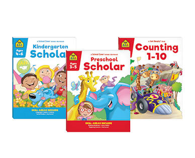 School Zone Learning Books